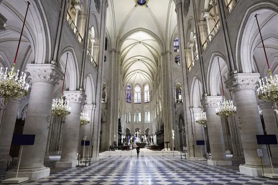 Click to enlarge notre dame restoration