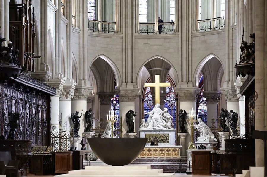 Click to enlarge notre dame restoration