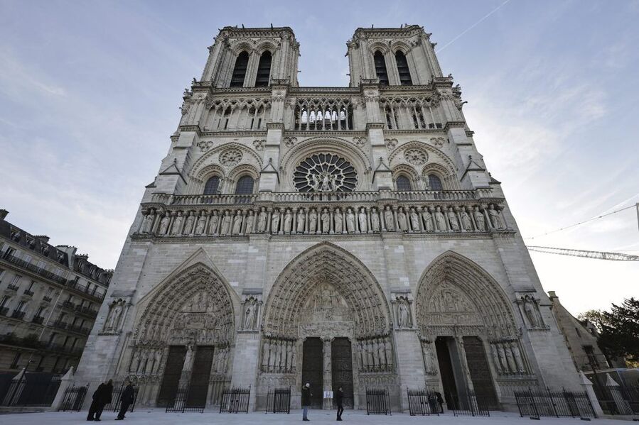 Click to enlarge notre dame restoration