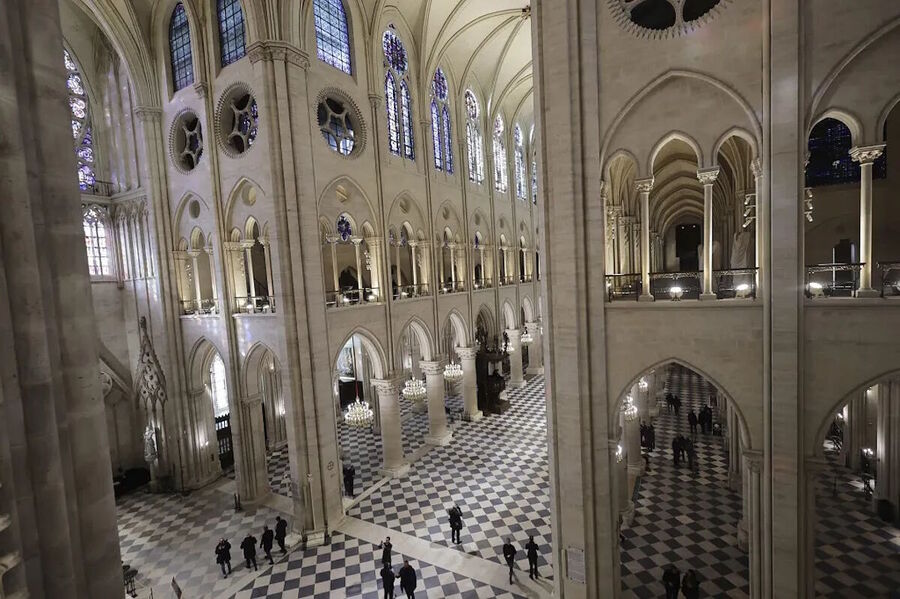 Click to enlarge notre dame restoration