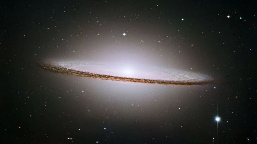 Click to enlarge sombrero galaxy
