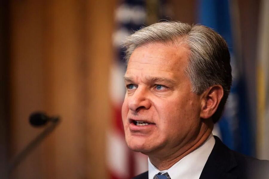 Click to enlarge Christopher Wray