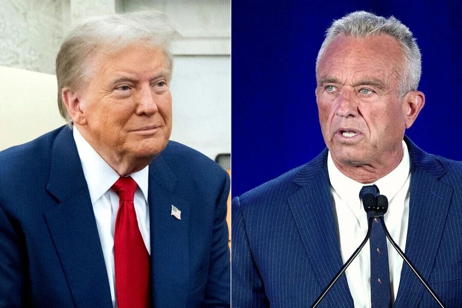 Click to enlarge Donald Trump Robert F. Kennedy Jr. RFK