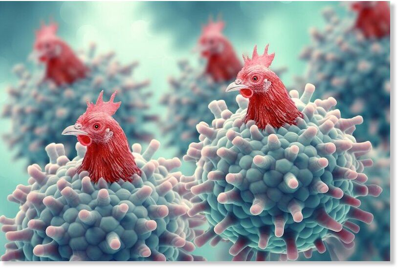 Click to enlarge bird flu