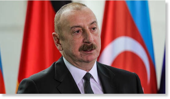 Click to enlarge Azerbaijani President Ilham Aliyev