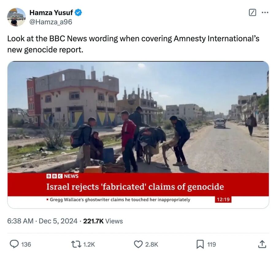Click to enlarge bbc coverage israel