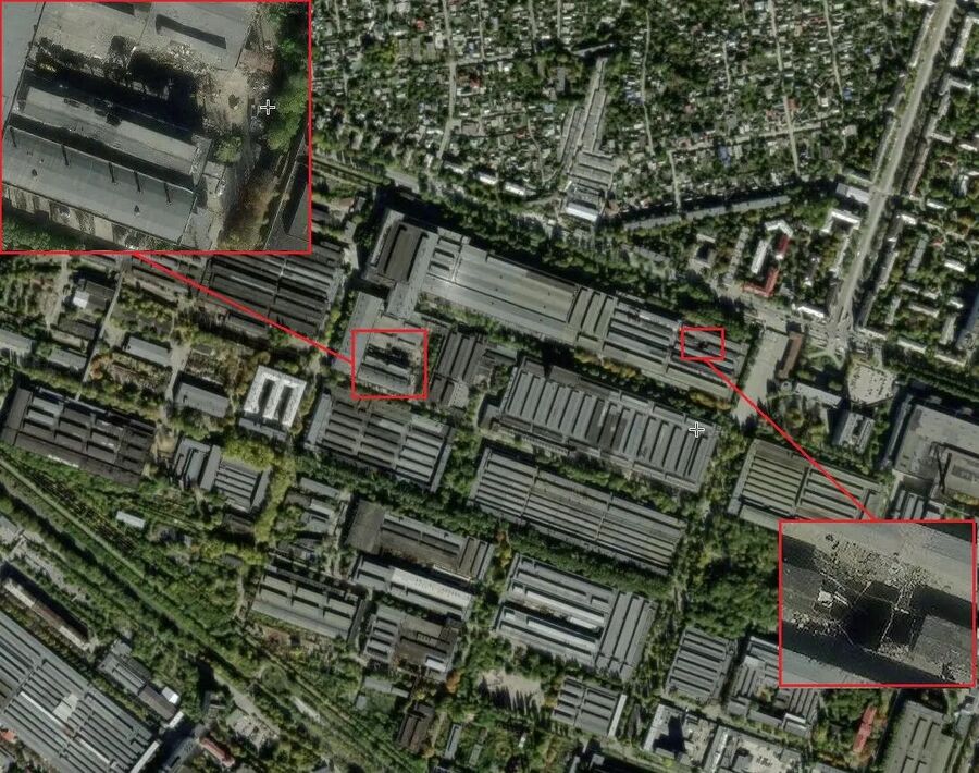Click to enlarge yumash factory russian strike july 2022