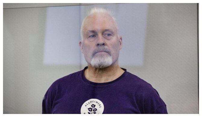 Click to enlarge Barry Young in court, December 2023