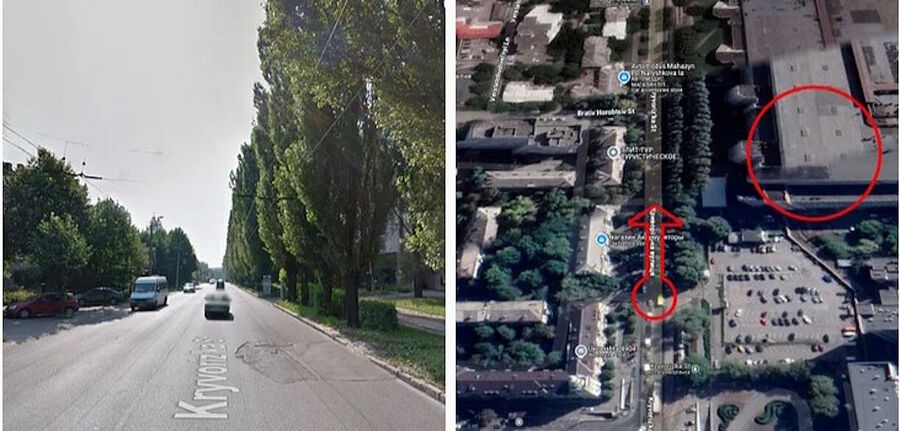 Click to enlarge view russian strike yumash factory november 2022
