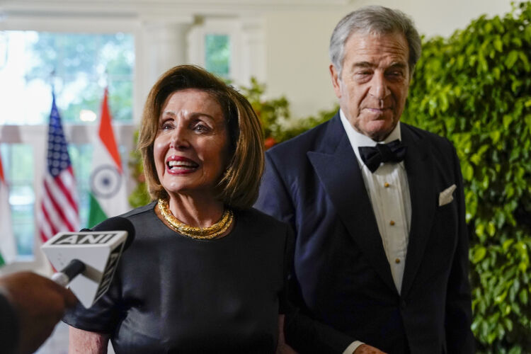 Click to enlarge Nancy and Paul Pelosi
