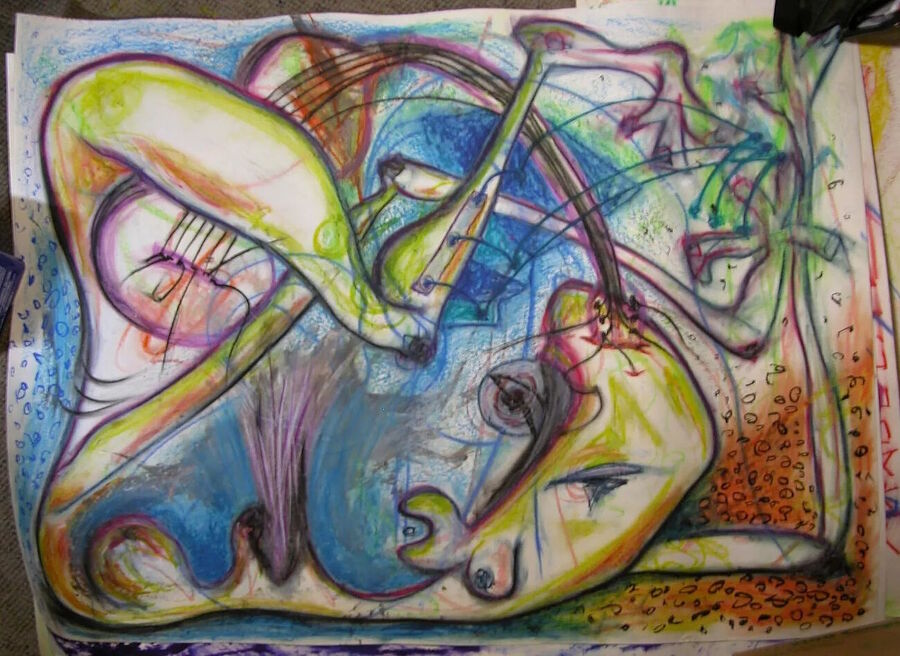 Click to enlarge painting born in wrong body gender ideology trans