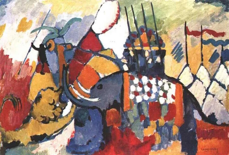 Click to enlarge painting The Elephant