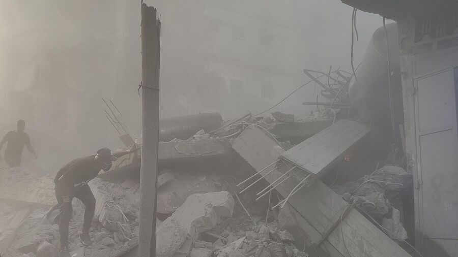 Click to enlarge Kamal Adwan Hospital bombed