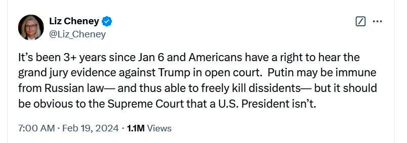 Click to enlarge liz cheney jan 6 tweet