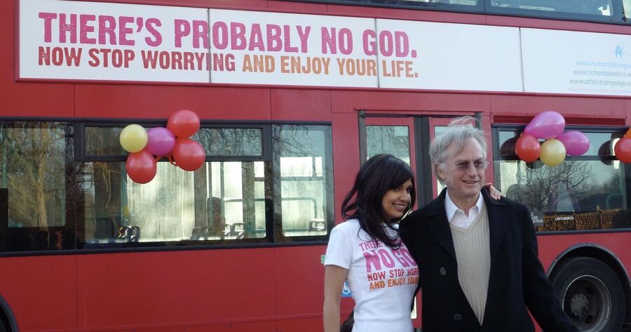 Click to enlarge billboard no god enjoy life