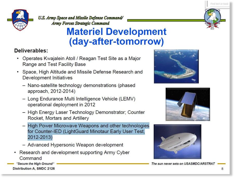 Microwave weapons US military