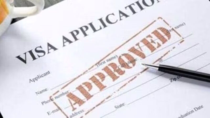 visa form approved graphic