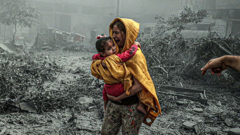 Click to enlarge israeli strike refugee camp children