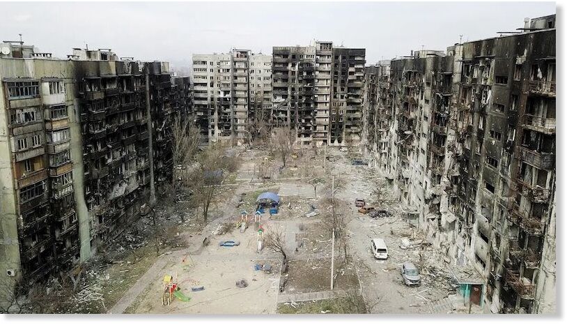 typical Mariupol apartment block