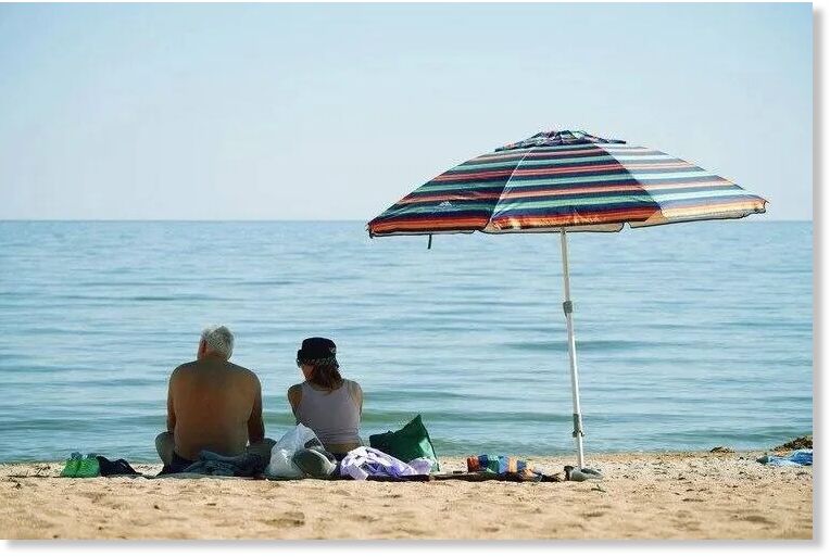 Mariupol has a pleasant shore and beaches