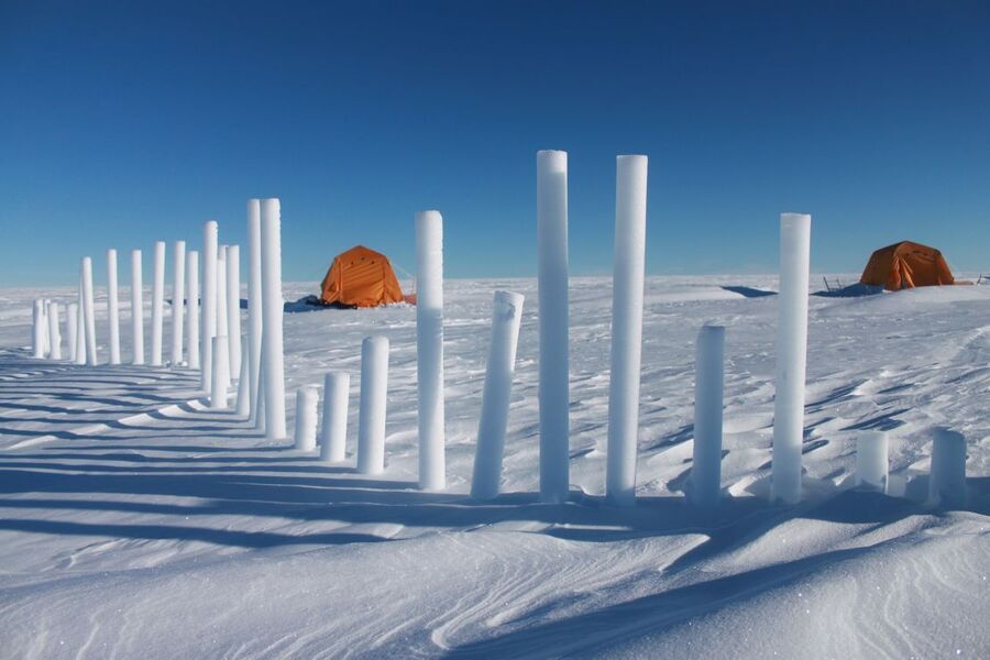 ice cores greenland volcanic eruption clues