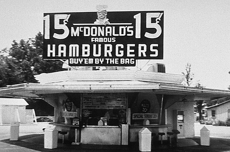 first mcdonalds hamburgers 1953