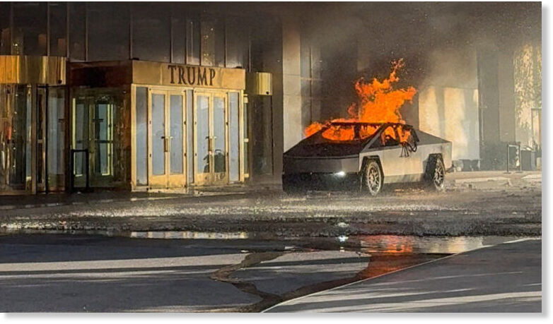 cybertruck explosion