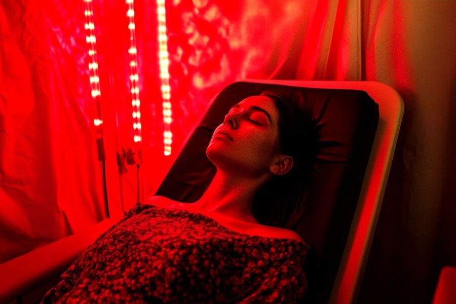 red light therapy phototherapy blood clots