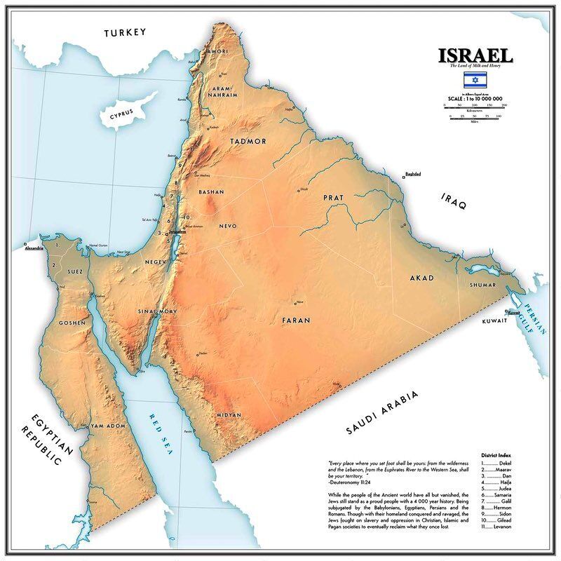 Israel expansion map