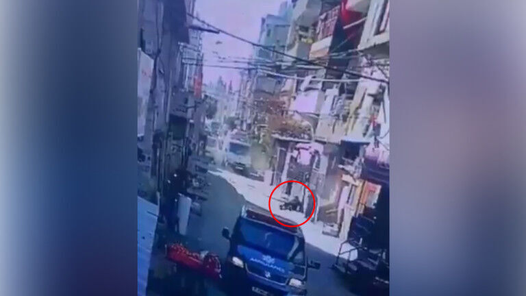 CCTV footage of 80-year-old Halima Abu Leil getting shot during the December 19 IDF raid near Nablus, West Bank