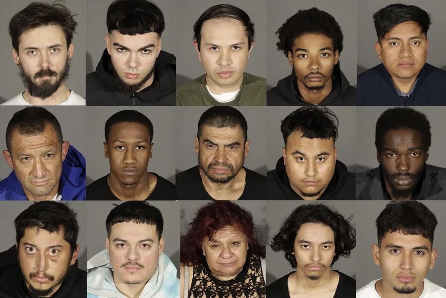 mugshots looter los angeles fire