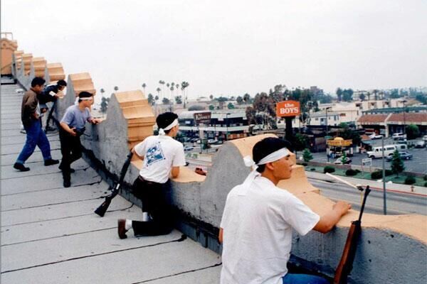 korean defend stores los angeles riots