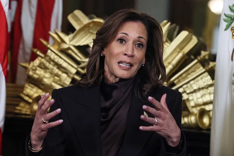Click to enlarge kamala harris left unpopular in world