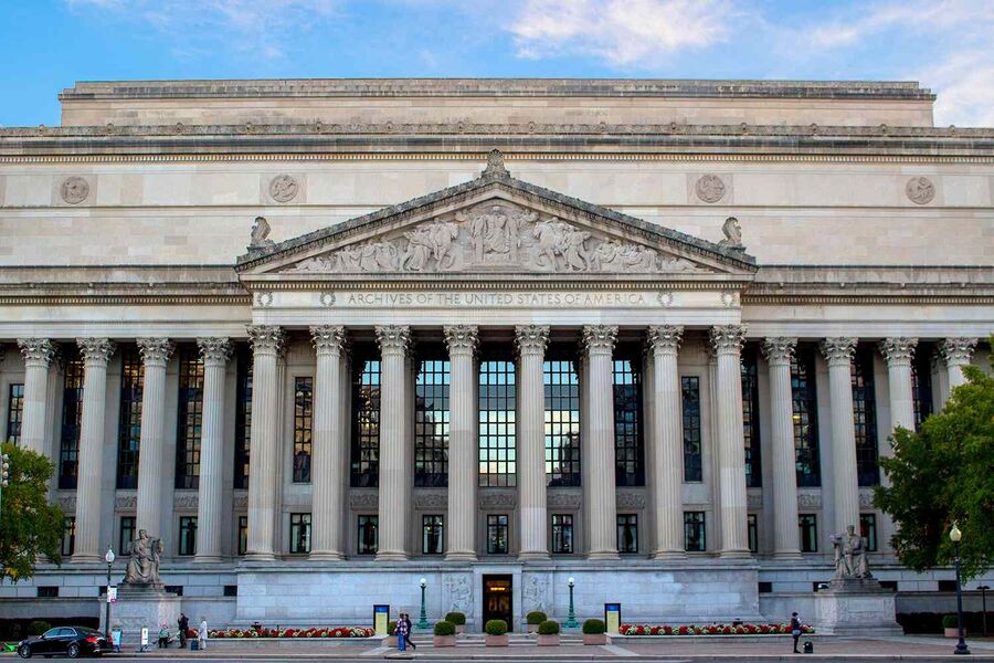 Click to enlarge National Archives Building