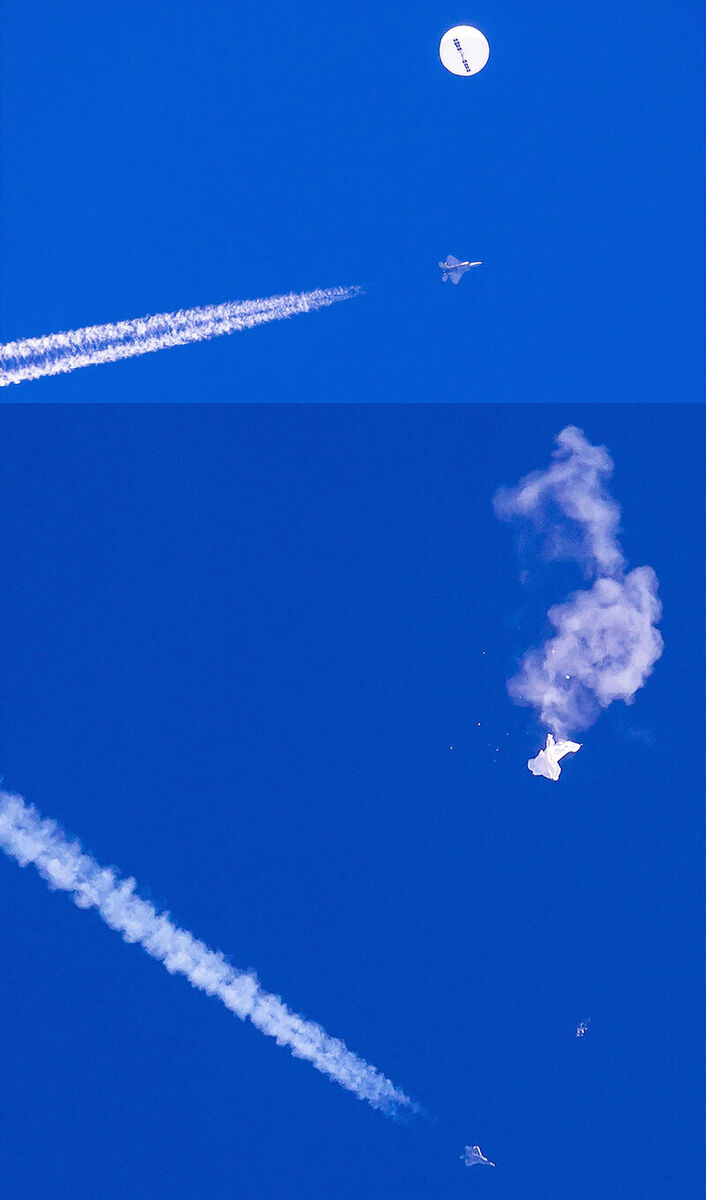 Click to enlarge 2 jets busted balloon
