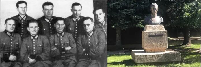 Click to enlarge Roman Shukhevych and Monument in Canada