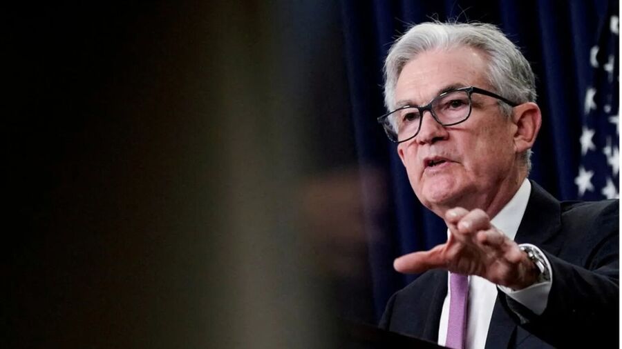 Click to enlarge Jerome Powell, head of the Federal Reserve