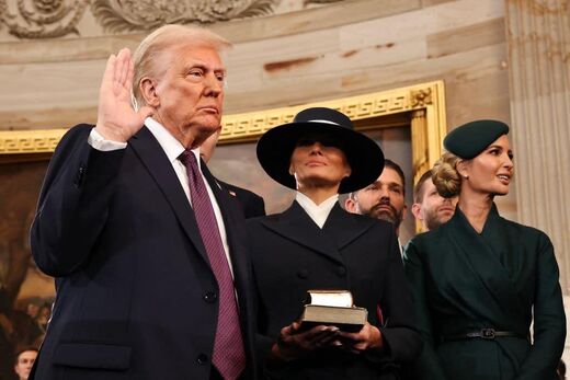 Trump oath congress melania