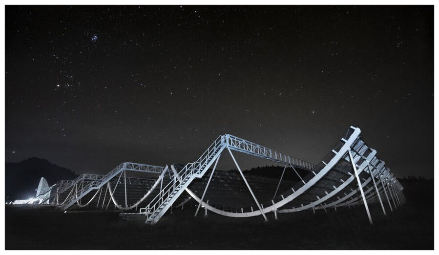 The CHIME telescopes in British Columbia