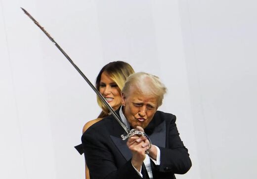 sword trump melania