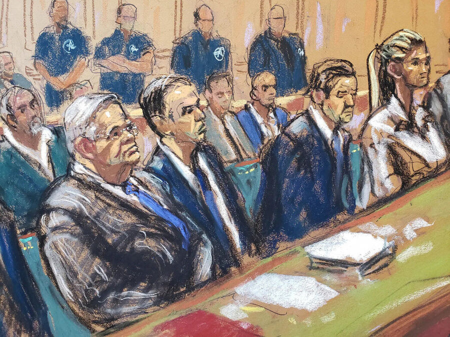 Click to enlarge Bob Menendez, Nadine Menendez