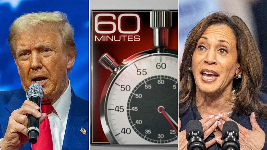 Click to enlarge trump harris 60 minutes edited interview lawsuit