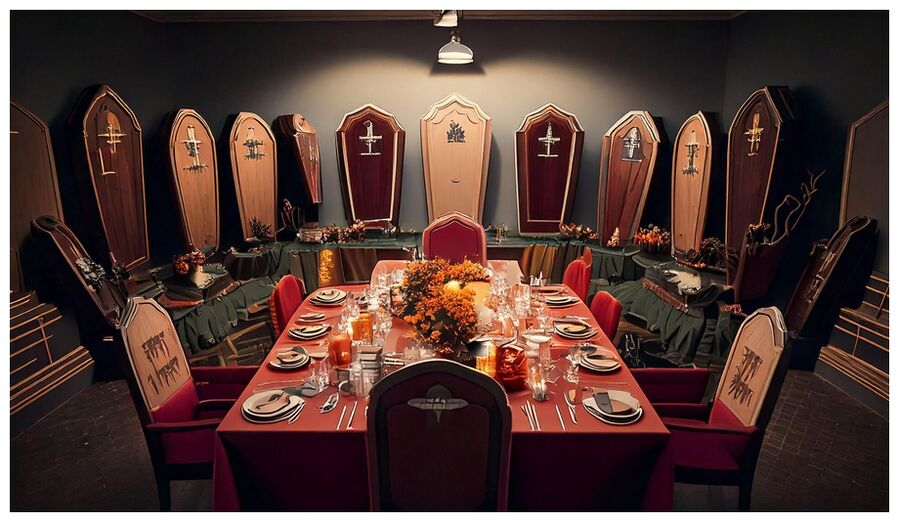Click to enlarge Dinner Table