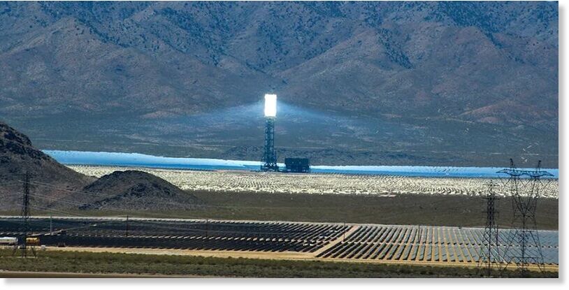 Click to enlarge Ivanpah Solar Plant