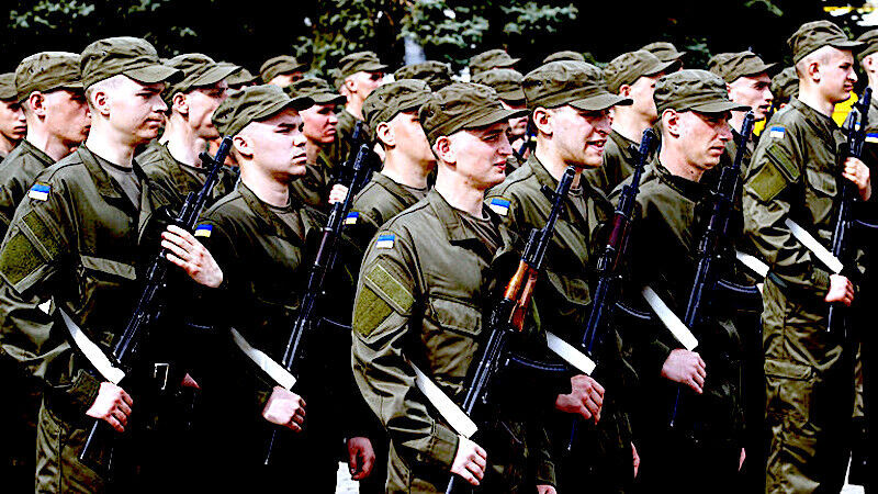 Click to enlarge Ukraine recruits
