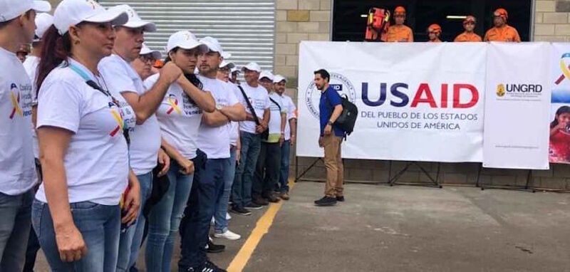 USAID workers