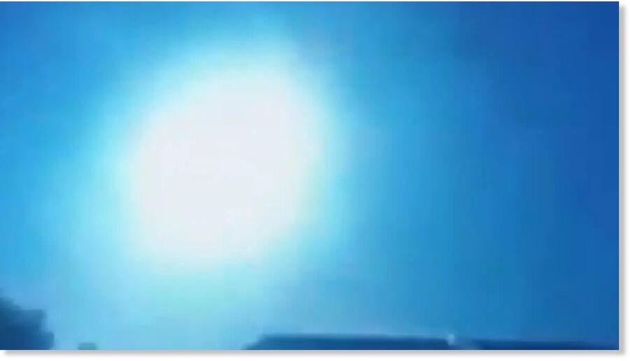Fireball seen over Rio de La Plata, Argentina and Uruguay on February 2, 2025. I
