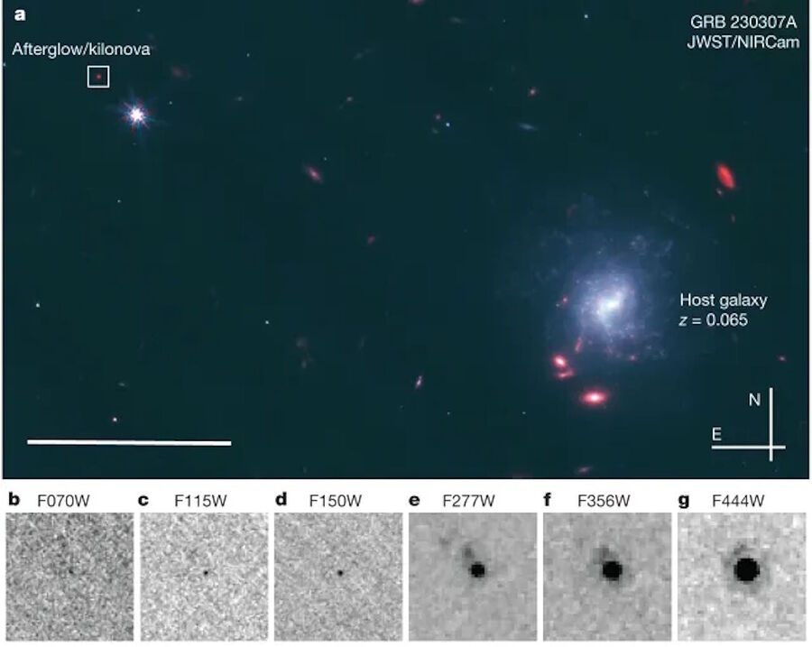 Click to enlarge afterglow neutron star merger JWST heavy elements