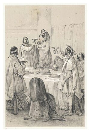 Caligula and his horse Incitatus
