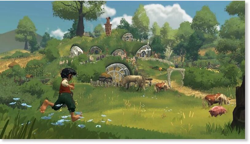 hobbit running